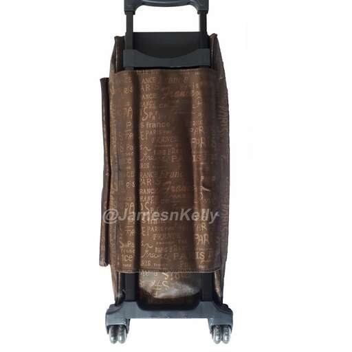 a suitcase with wheels on wheels