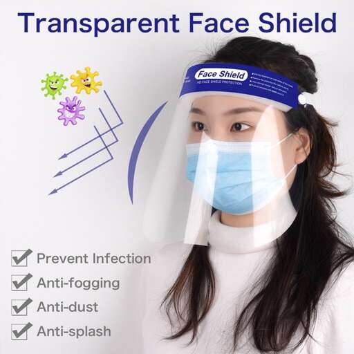 a woman with a face mask on her face.