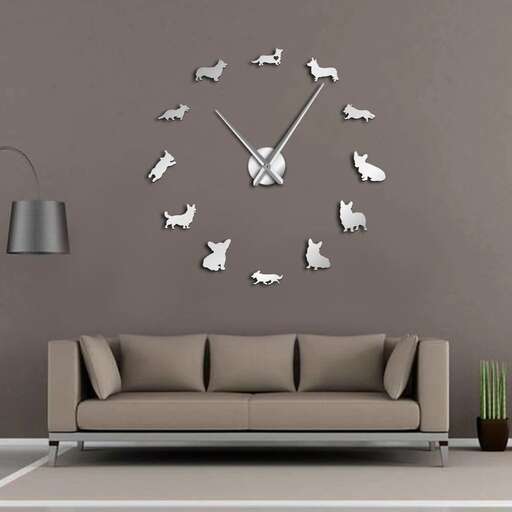wall clock with birds on the wall