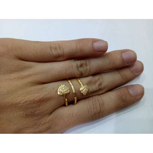 a set of gold rings