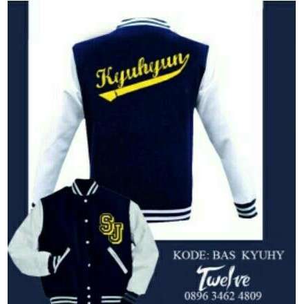 a jacket with the word 