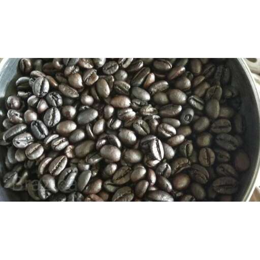 coffee beans in a pot