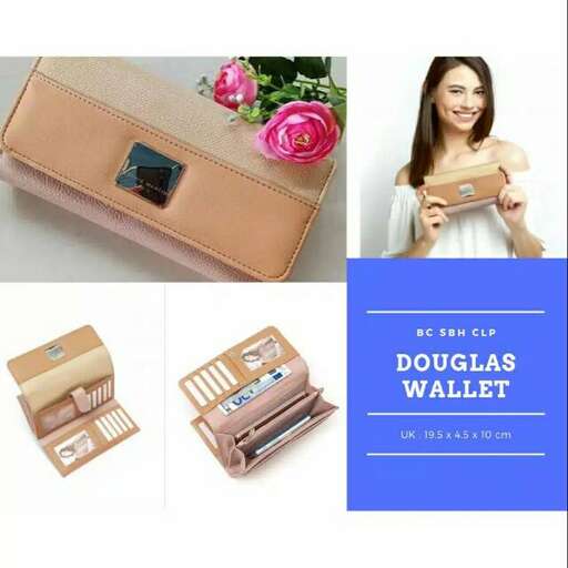 a wallet that is a wallet with a flower in it.