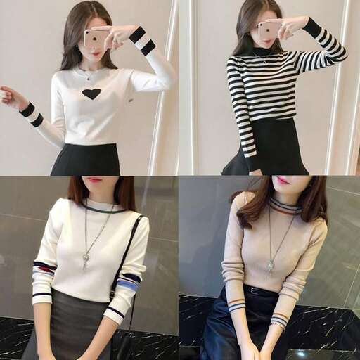 person in a cute sweater