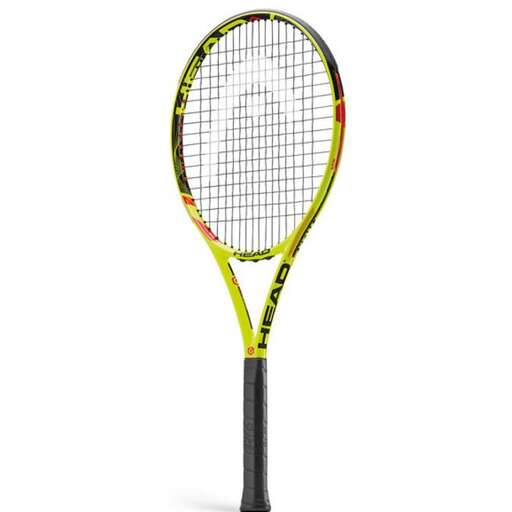 tennis racket on a white background