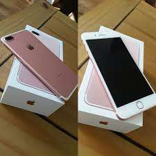 a pink iphone box with a white top.