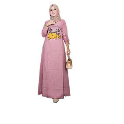 a dress made from a pattern of cotton and a handbag.