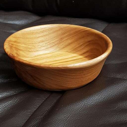 this is a wooden bowl that i made for my husband.