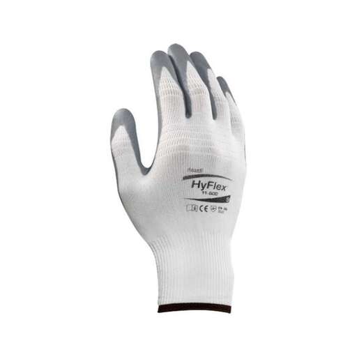 gloves with a black stripe