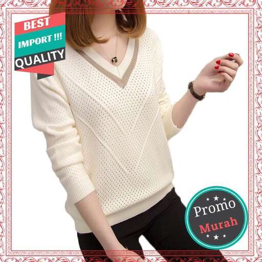 knitted sweater with a cute design