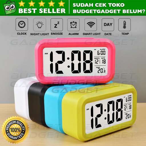 alarm clock with a clock