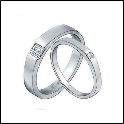 a couple of rings for a wedding.