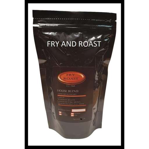 a black and white photo of a bag of food.