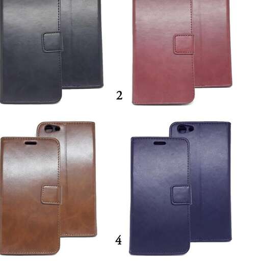 the case is made from leather.