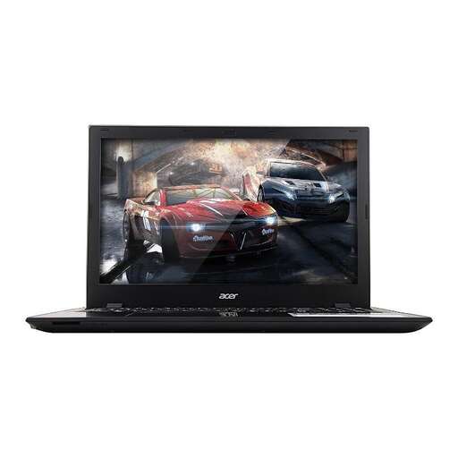 a laptop computer with a picture of a car on the screen.