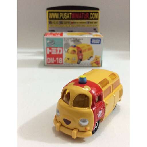 a toy car with a toy on top of it.