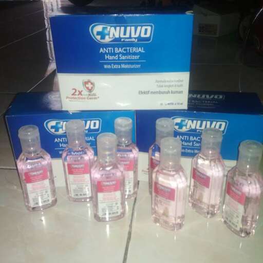 a box of pink soaps for sale