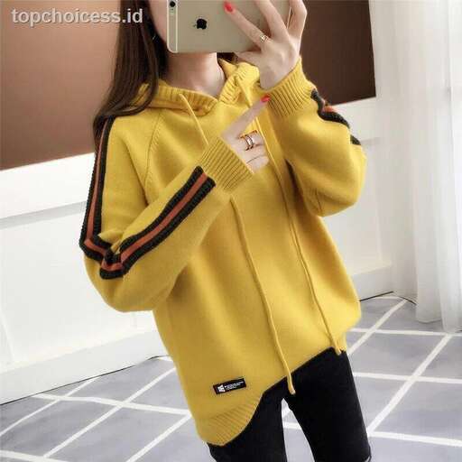 a yellow jacket with a black stripe on the front.