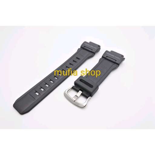 a black wristwatch with a black strap.