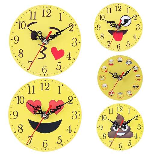 a set of clocks with different faces and different faces