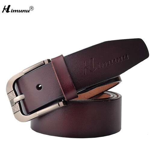 leather belt in a leather case.