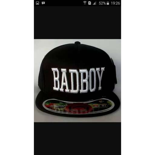 a cap with the word 