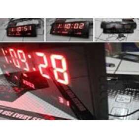 a digital clock with a digital time displayed.