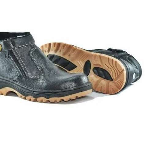 a pair of shoes that are made of leather.