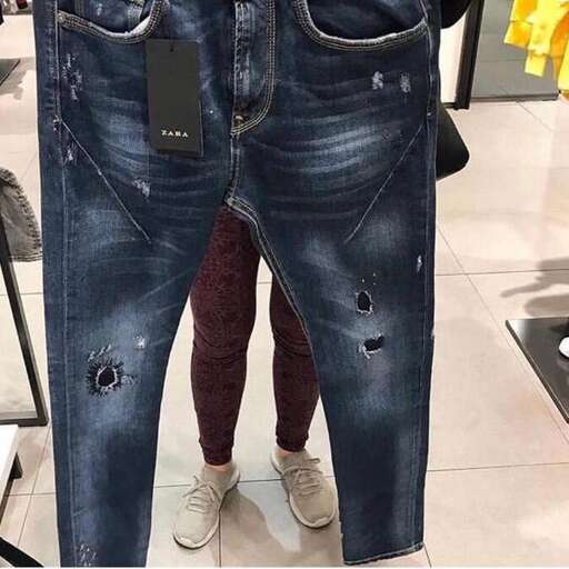the jeans are made from % recycled jeans.