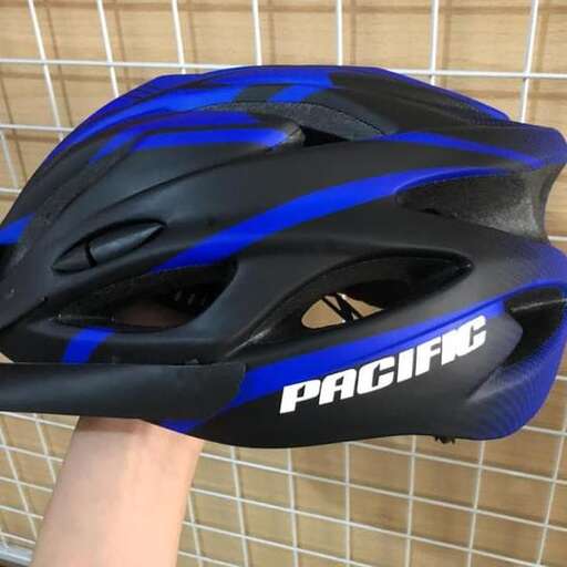 the helmet is a bit too small for the ride.