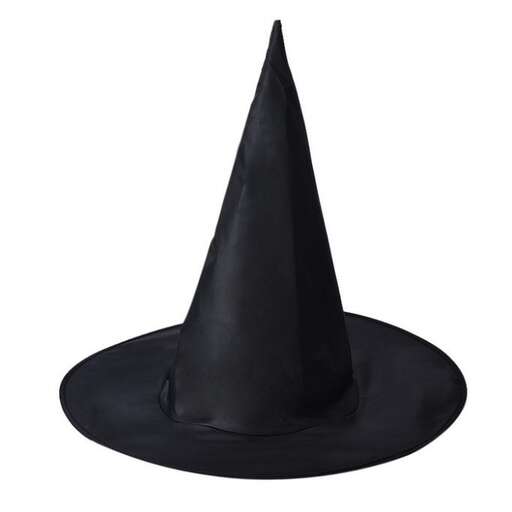 a witch's hat with a black top and a pointed top.