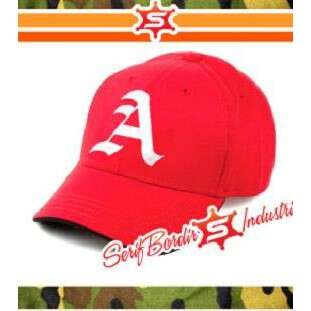 baseball cap with a letter on it