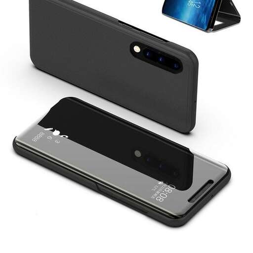 a smartphone with a blue light on the screen.