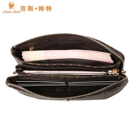 wallet in a leather case