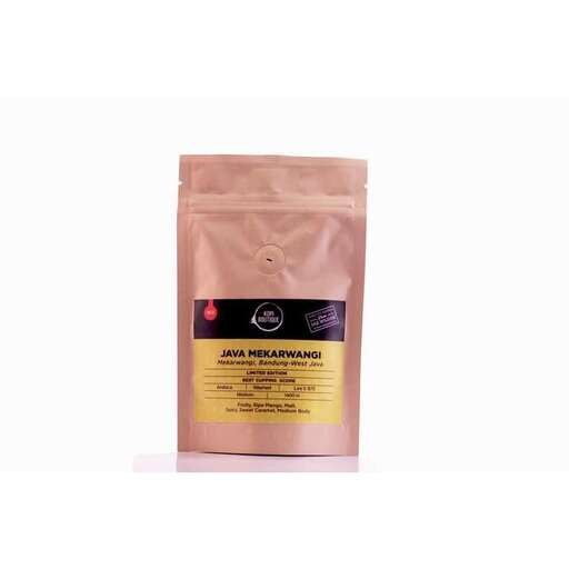 a bag of coffee