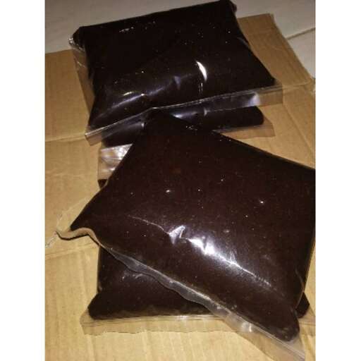 a close up of a bag of chocolate