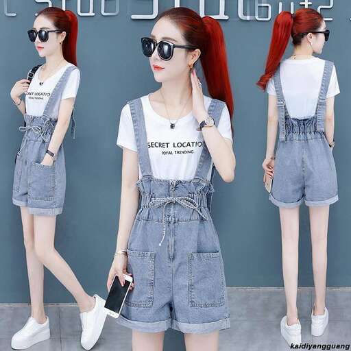 a fashion look featuring t - shirts, shorts and sandals.