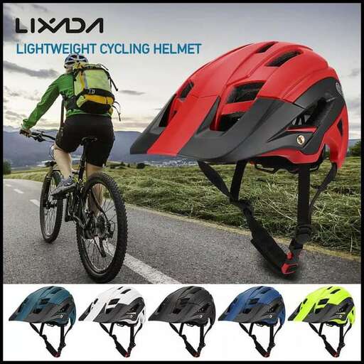a helmet for a bike rider