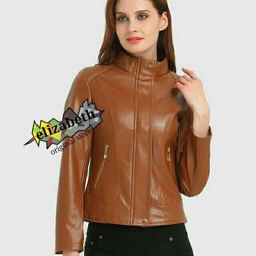 leather jacket with a hood