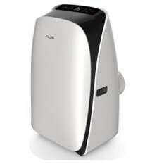 a toaster that is white and black.