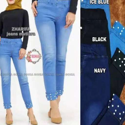 jeans with a cute design