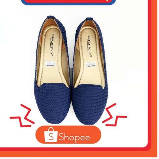 a pair of flat shoes