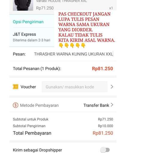 this is the menu of the app