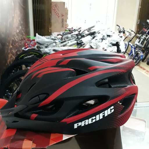 the helmet is made from a single piece of cardboard.