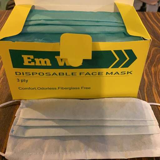 the box is covered with plastic.
