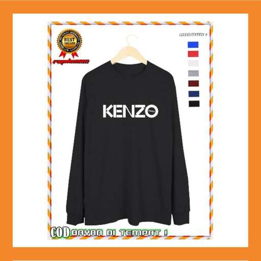 black long sleeve t - shirt with the word 