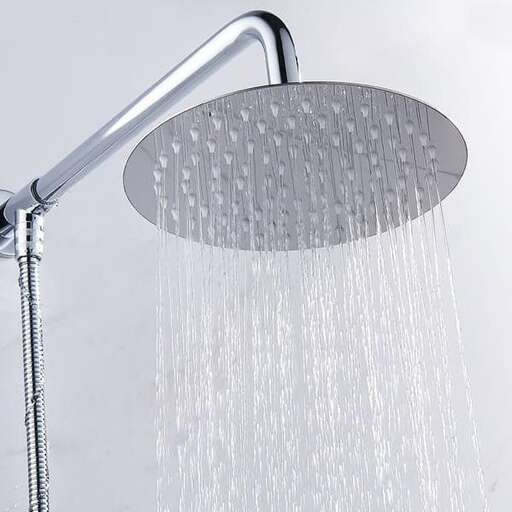 a shower head with a shower head