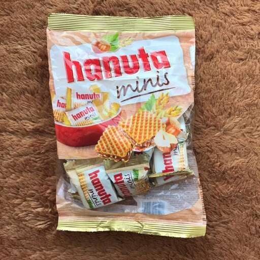 a bag of food that is open