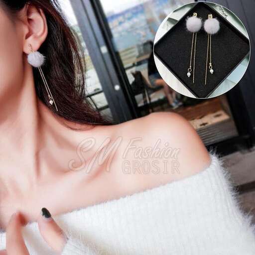 earrings with a pearl and silver