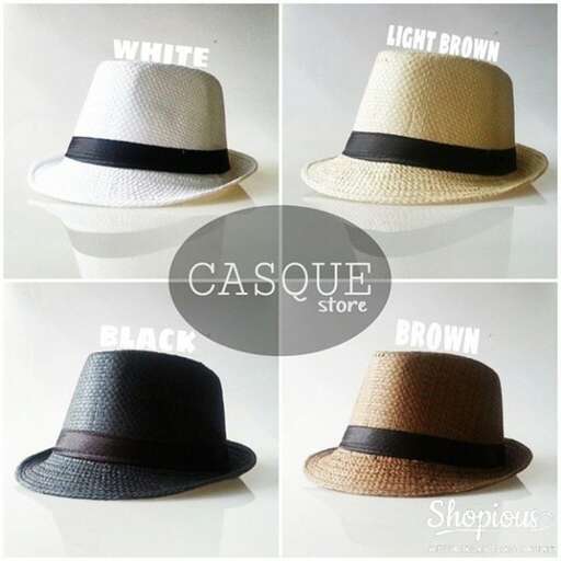 a hat for a beach wedding